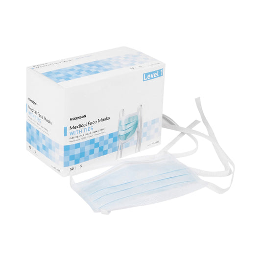 MASK, SURG TIES ASTM1 (50/BX 6BX/CS)