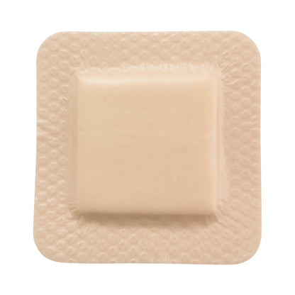 FOAM, ADH SIL LT W/BORDER 4"X4" (10/BX 20BX/CS)