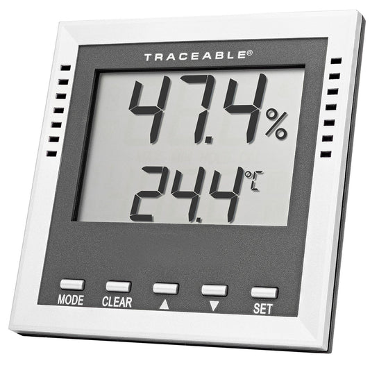 THERMOMETER, TRACEABLE DEW-POINT/WET-BULB/RH/TEMP ALARM