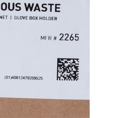 CABINET, SHARPS W/GLOVE HOLDER