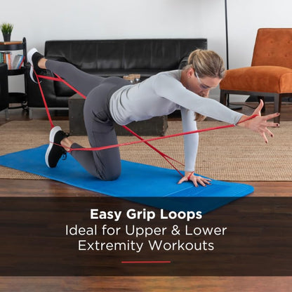 LOOP, THERABAND CLX 5' RED