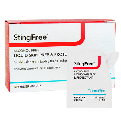 PAD, SKIN WIPE PREP ALC FREE (50/BX 10BX/CS)