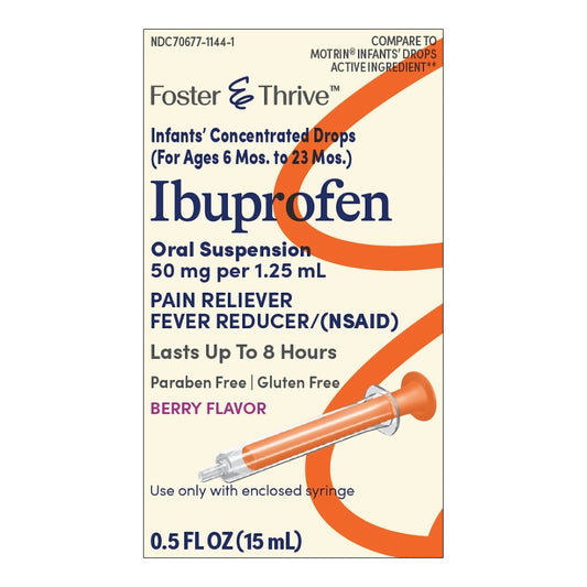 IBUPROFEN, DRP ORAL FT INF BERRY50MG/1.25ML 0.5OZ