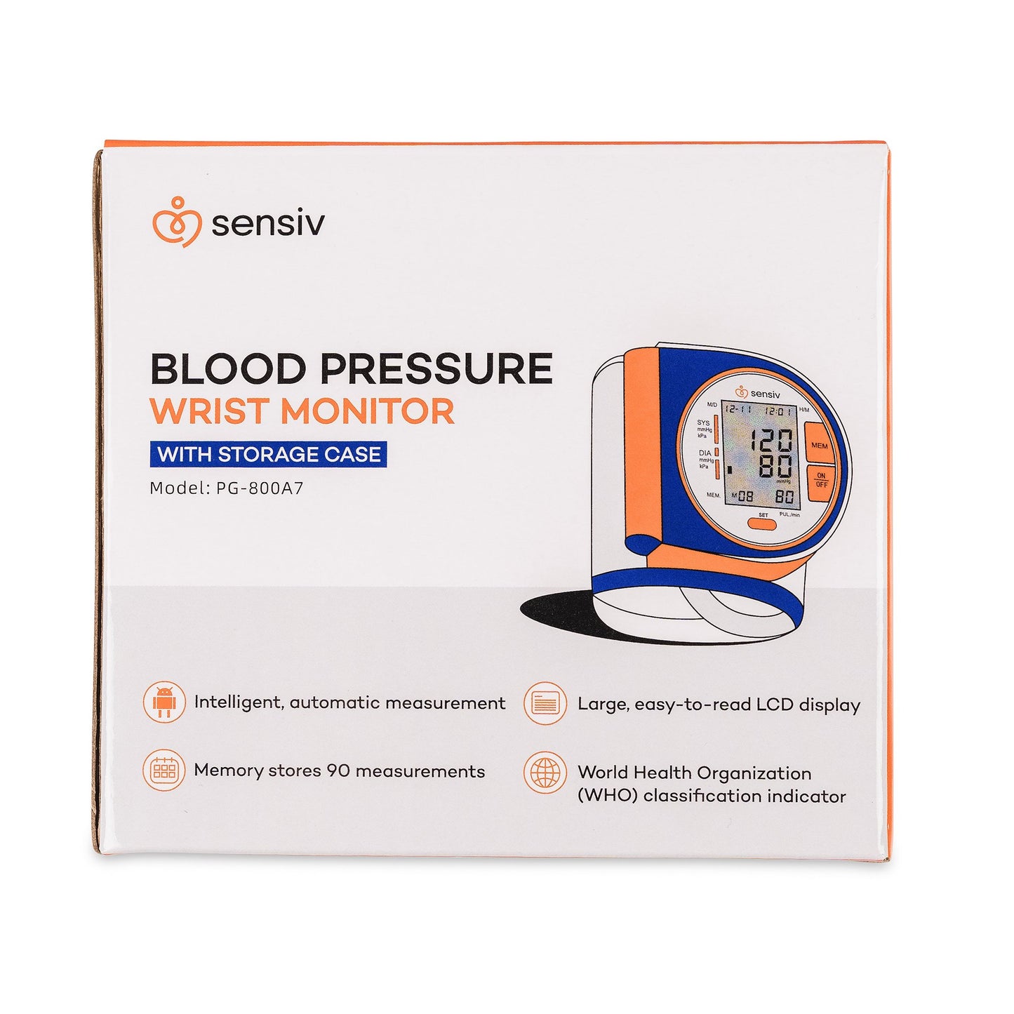 MONITOR, BP SENSIV WRIST (20/CS)