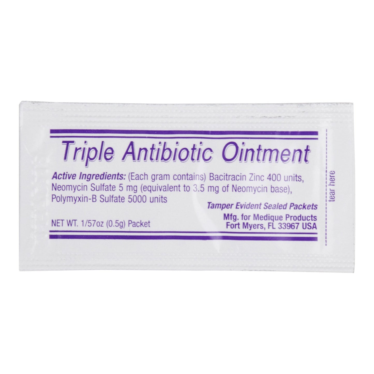 TRIPLE ANTIBIOTIC OINT 1/57OZ25/BX 36BX/CS