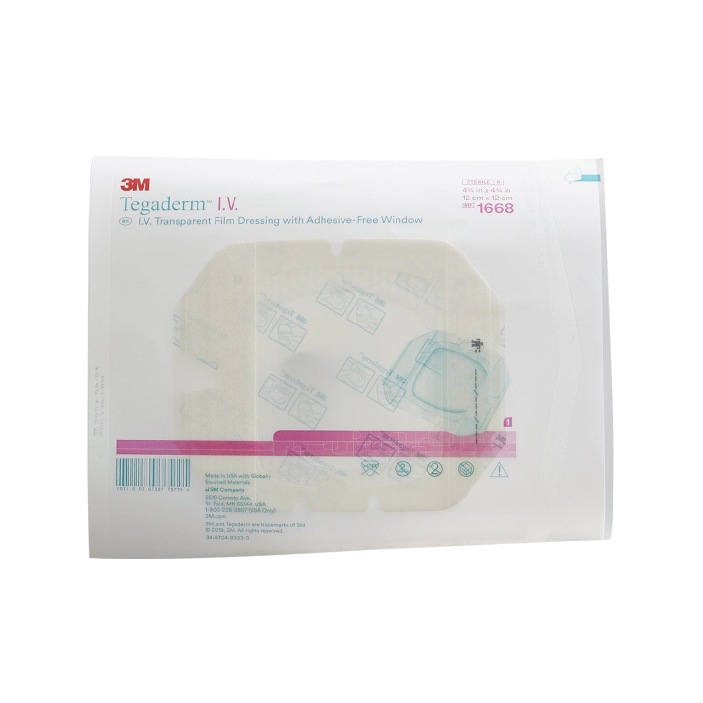 DRESSING, TEGADERM IV PORT 4.75"X4.75" (25/BX 4BX/CS)