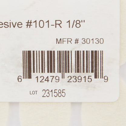 PEDI-PAD, FELT ADH WHT #101-REEGULAR 1/8" (100/PK 20PK/CS)