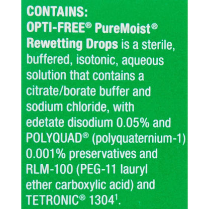 OPTI-FREE PUREMOIST REWETING, DRP 12ML