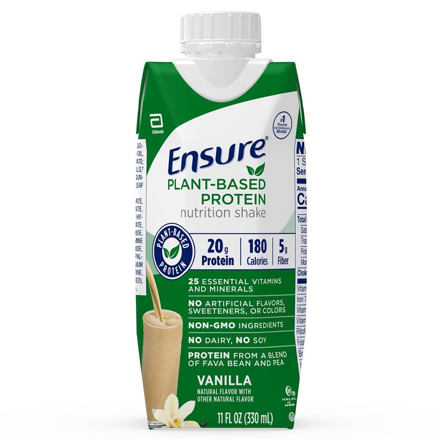 ENSURE, PLANT PROTEIN VANILLA 11OZ (4/PK 3PK/CS)