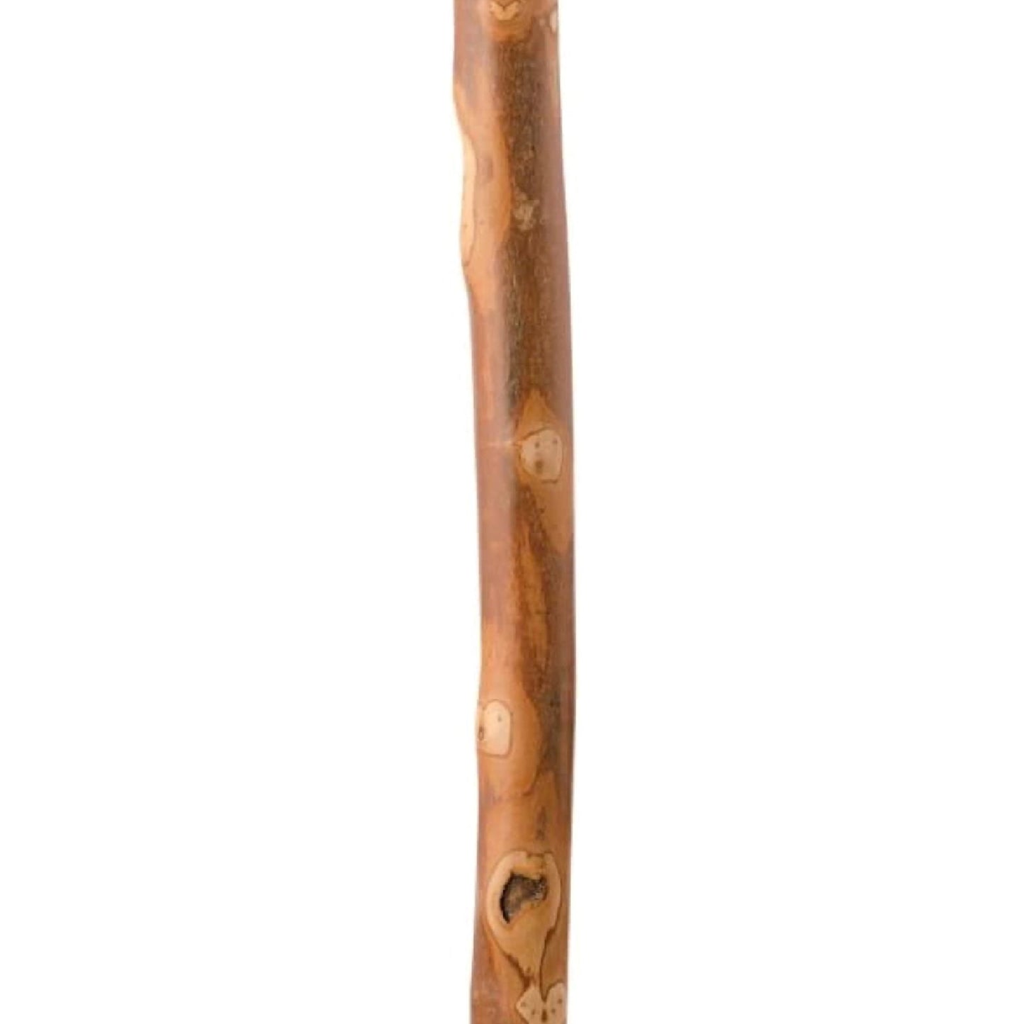 STICK, HIKING WOOD BRAZOS 55 AMERICAN HARDWOOD W/COMPASS 55"