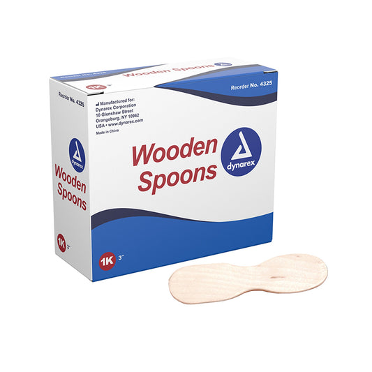 SPOON, WOODEN 3" (1000/BX 10BX/CS)