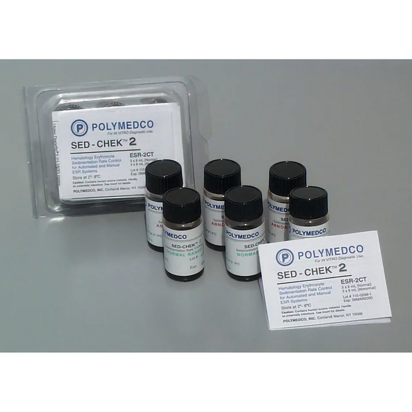 CONTROL, SED-CHEK21BILEVEL 6X8ML POLYMD