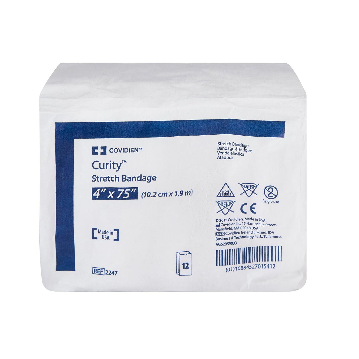 BANDAGE, GAUZE STRETCH 4"X75" (12/BG)