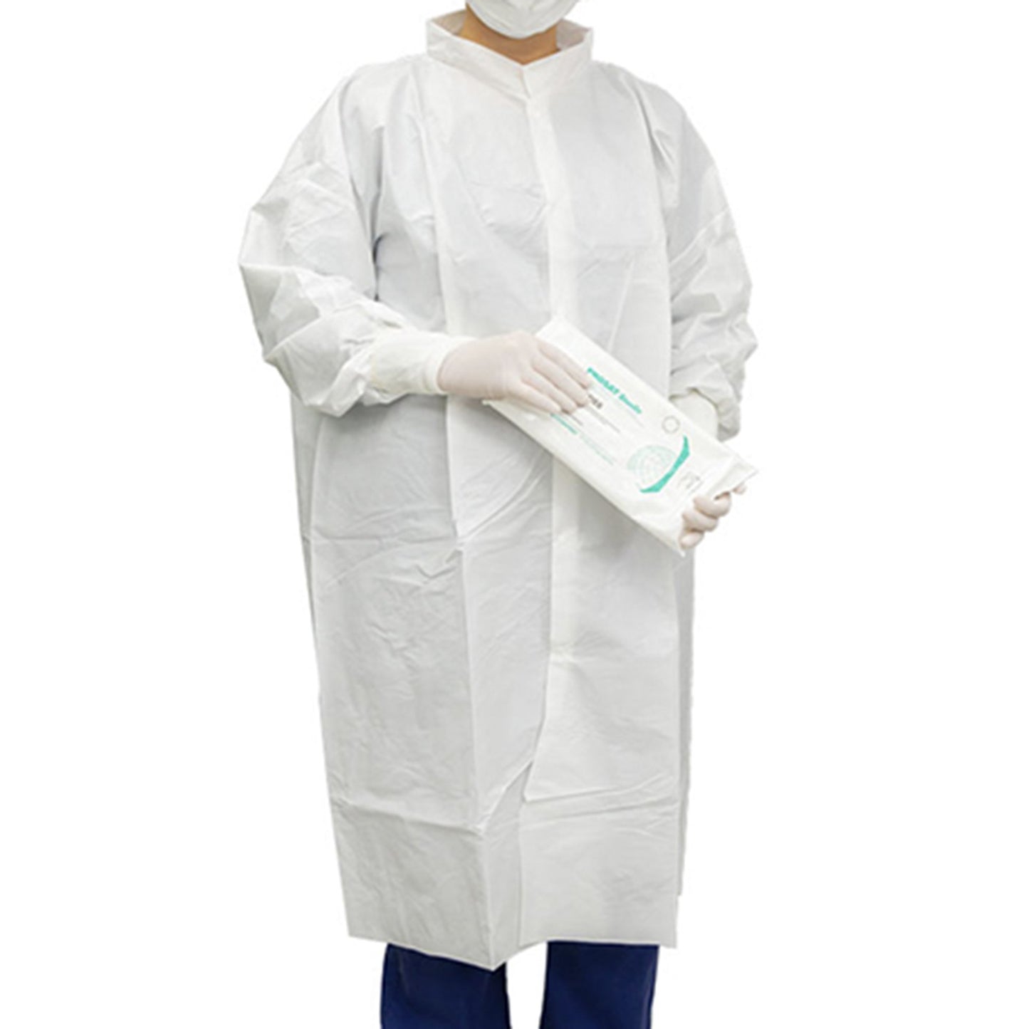 FROCK, CLEANROOM W/THUMB LOOP MED (10/BG 3BG/CS)