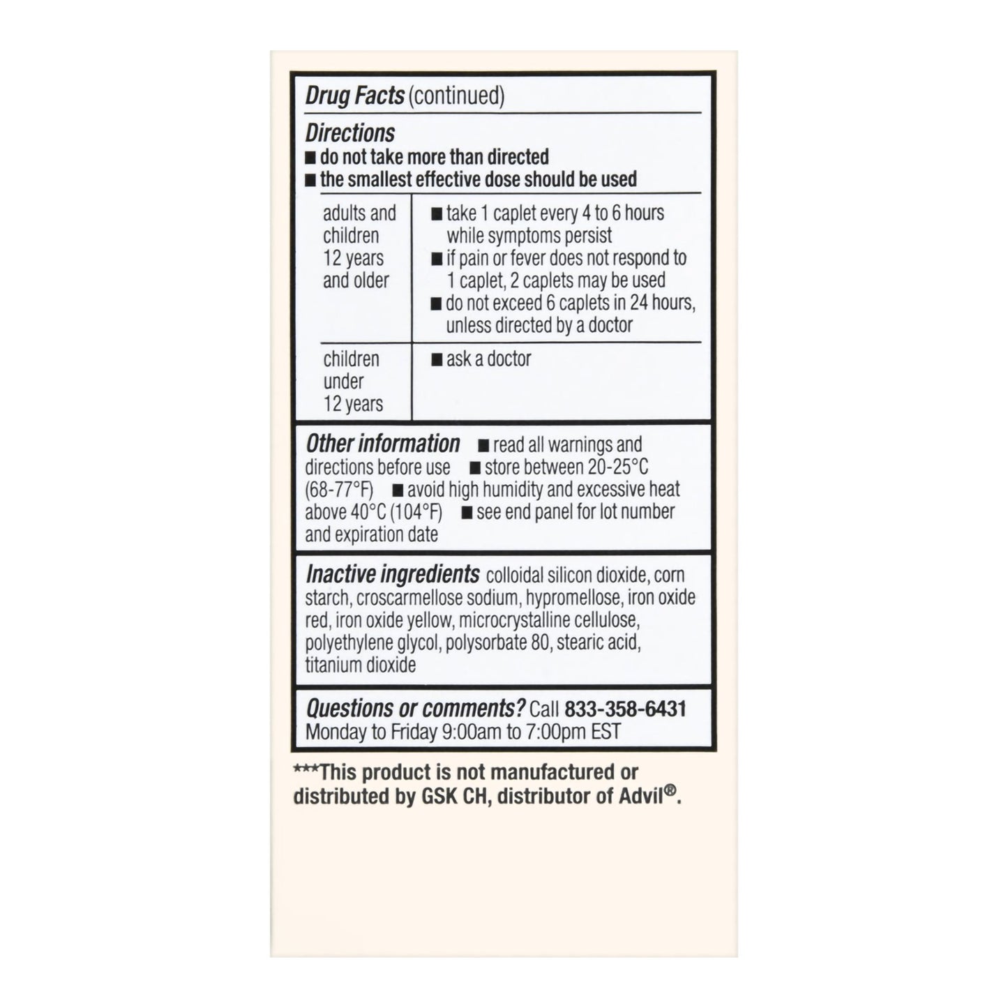 IBUPROFEN, TAB FT SM 200MG (100/BT)