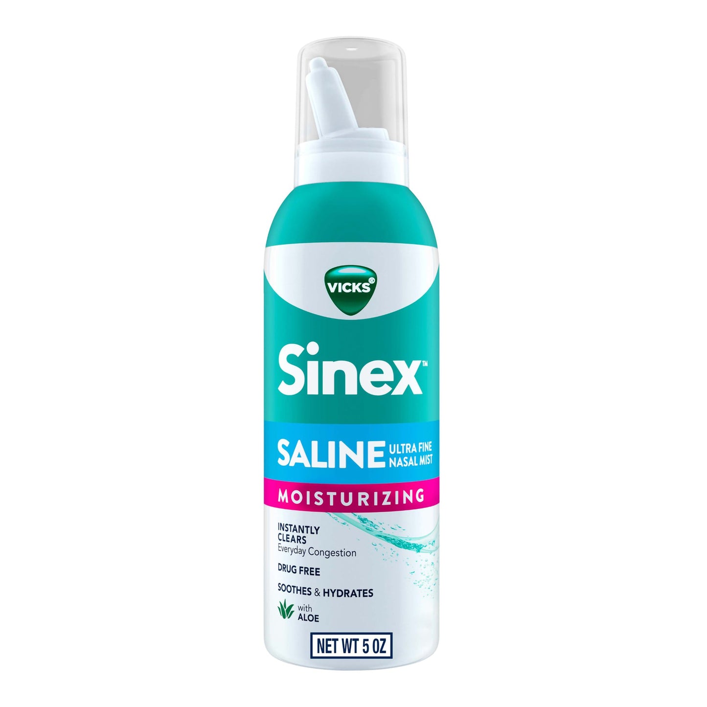 SINEX, SPR VICKS SALINE ULTRA FINE NASAL MIST W/ALOE 5OZ
