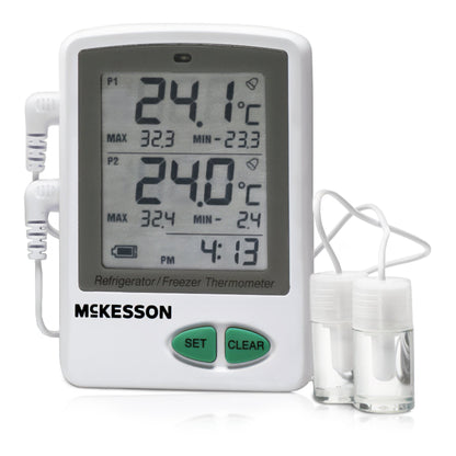 THERMOMETER, REFRIG/FRZR DATA LOGGER DUAL PROBE
