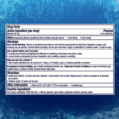 VICKS, DRP SEVERE SORE THROAT WINTERFROST (18/BG)