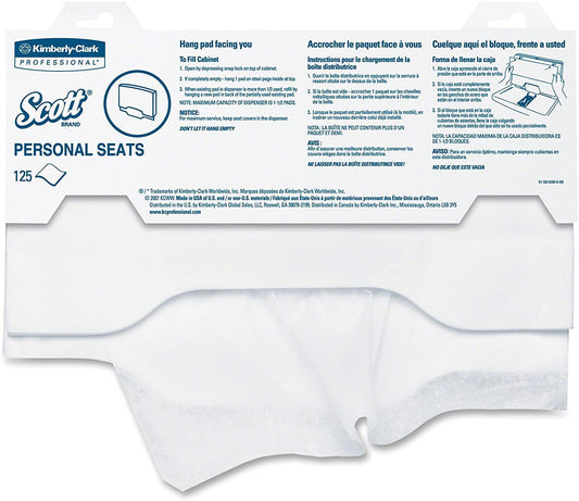 COVER, TOILET SEAT (125/PK 24PK/CS) KIMCON