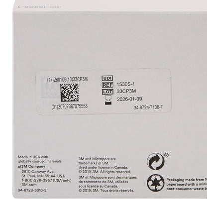 TAPE, ADHSV PAPER 1"X1 1/2YDS (100/BX)
