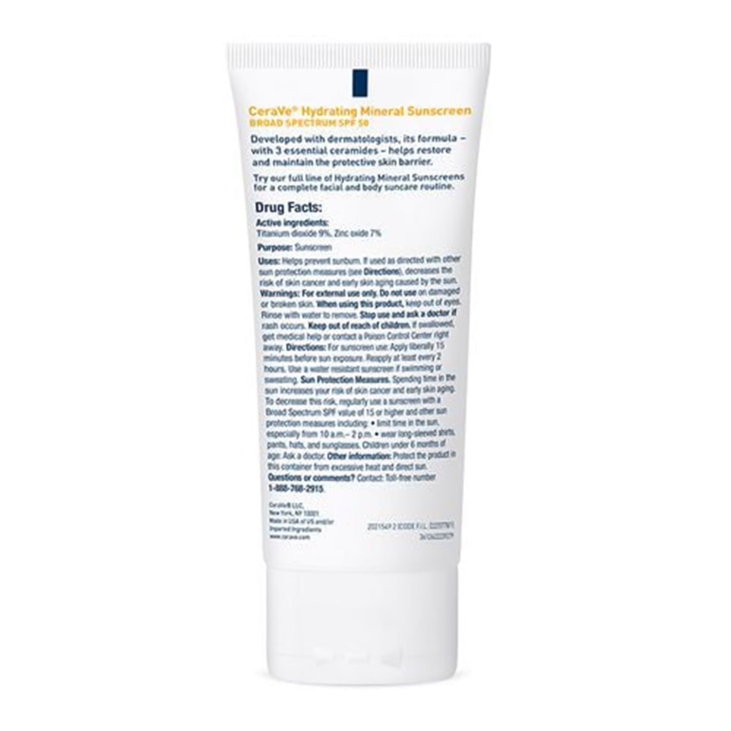 CERAVE, LOTION SUNSCREEN SPF502.5OZ