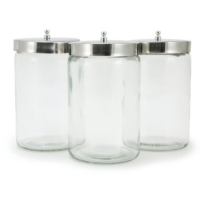 JAR, SUNDRY W/LID UNLABELED LF7"X4-1/4" (1/EA 6/BX)
