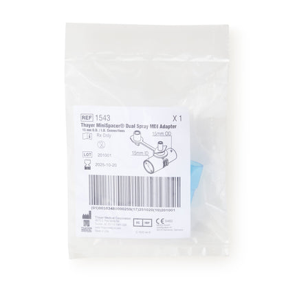 ADAPTER, MINISPACER DUAL SPRAY15MM MDI (50/CS)