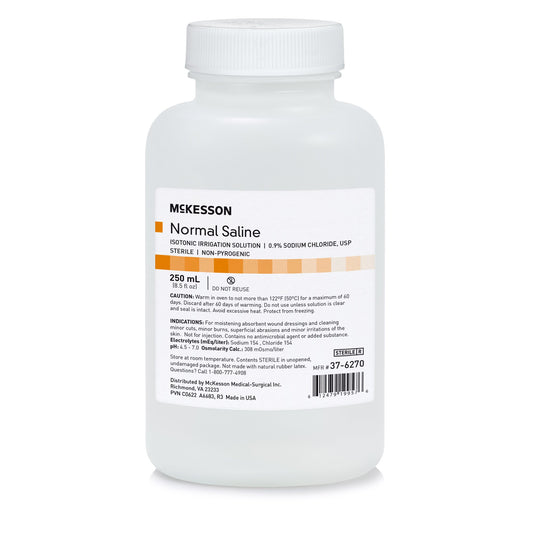 SALINE, IRR SOL STR 250ML (24/CS)