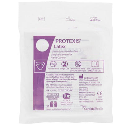 GLOVE, SURG LTX 8.5 STR2 SMTH (50PR/BX 4BX/CS)