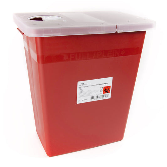 CONTAINER, SHARPS RED 8GL STACKABLE (10/CS)