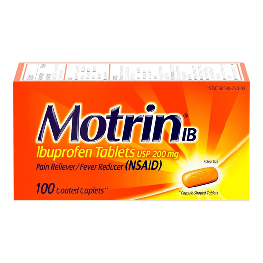MOTRIN IB, CAP 200MG (100/BT)
