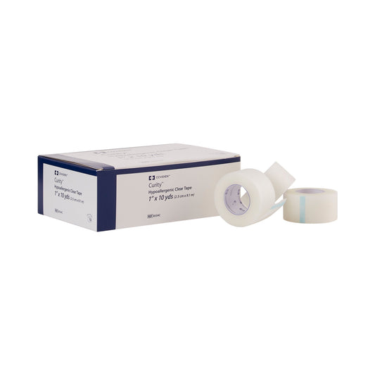 TAPE, ADHSV CLR 1"X10YDS (12/BX 10BX/CS) KENDAL