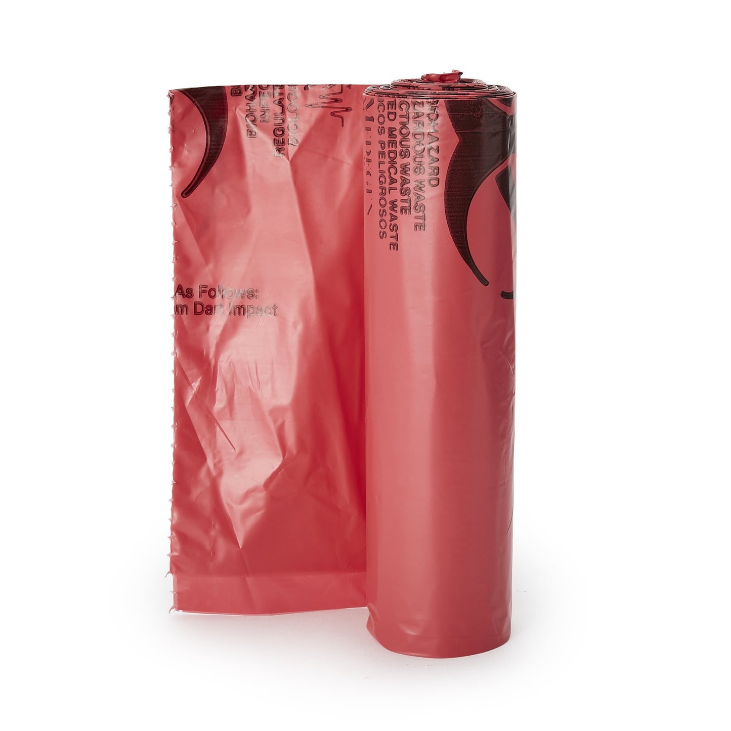 BAG, BIOHAZ HD LLDPE RED 40X461.6MIL (100/CS)