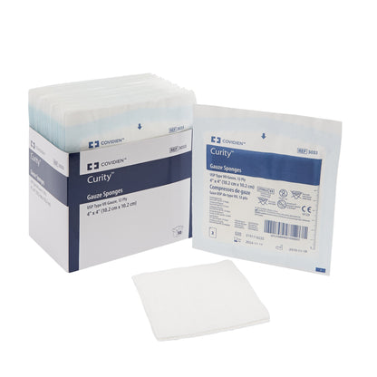 SPONGE, GAUZE 12PLY STR 4"X4" (2/PK 25PK/TR)