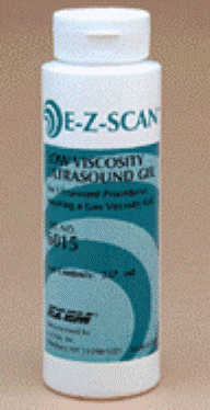 GEL, ULTRASOUND E-Z-SCAN 8OZ BTL (12/CS)