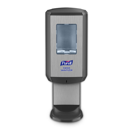 DISPENSER, F/CS8 PURELL SANITIZER CHROME/BLK 1200ML (1/CS)