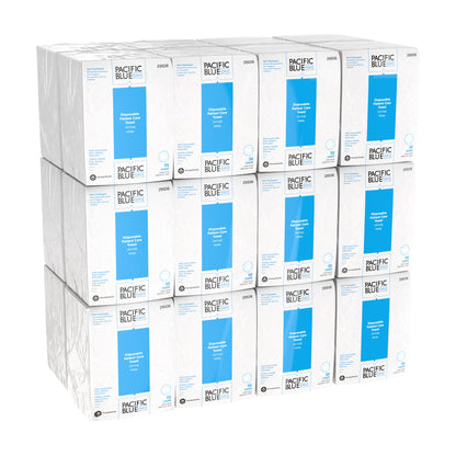 WIPER, PT CARE GP PRO PACIFIC WHT DISP 1/4" (55/PK 24PK/CS)