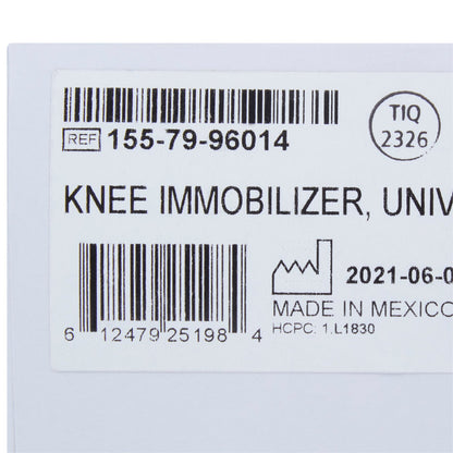 KNEE IMMOBILIZER, UNIVERSAL 14"