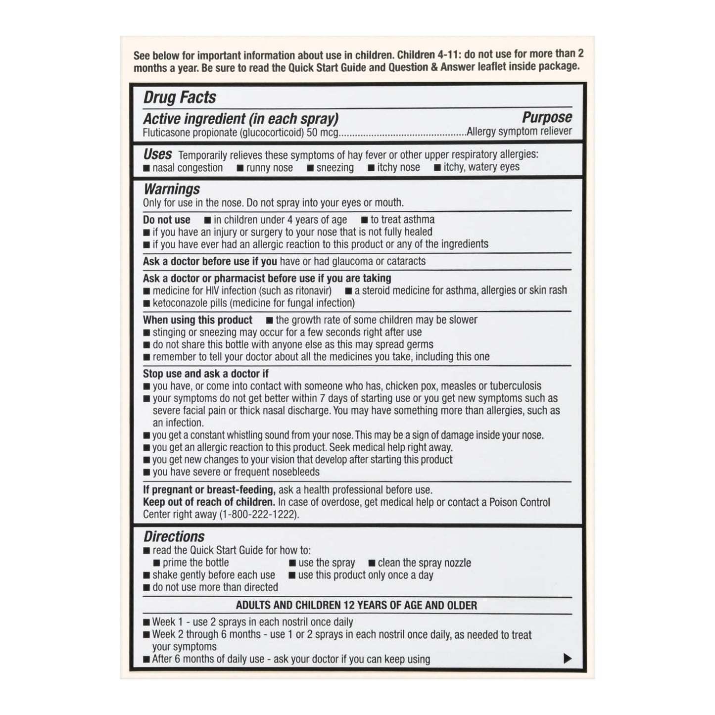 ALLERGY RELIEF, SPR NASAL FT 24HR1 44 SPRAY METERED