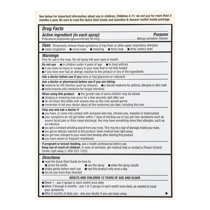ALLERGY RELIEF, SPR NASAL FT 24HR1 44 SPRAY METERED