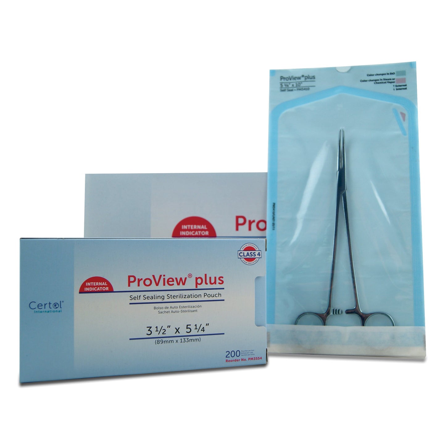 POUCH, PROVIEW + 3 1/2X5 1/4 (200/BX 6BX/CS) CERTOL