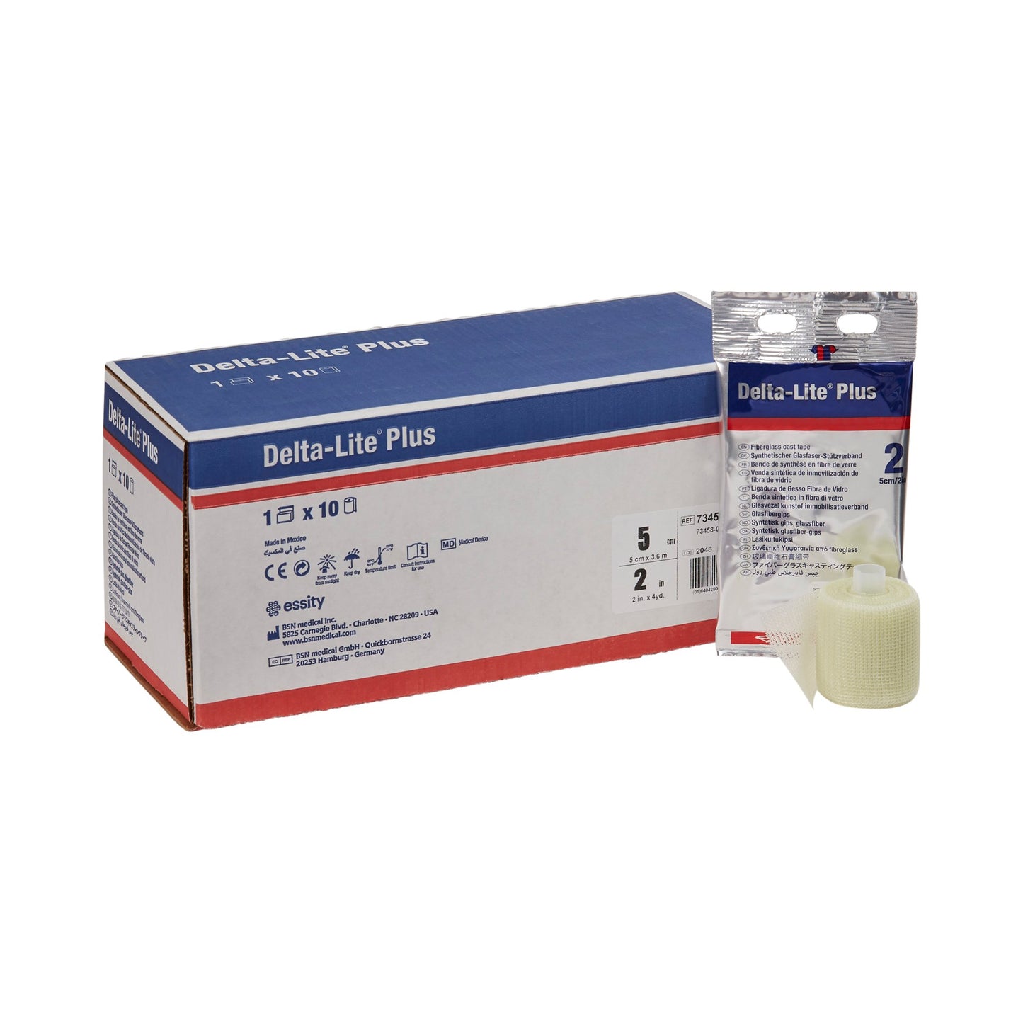TAPE, CAST DELTA-LITE+ 2"X4YDSWHT (10/BX)