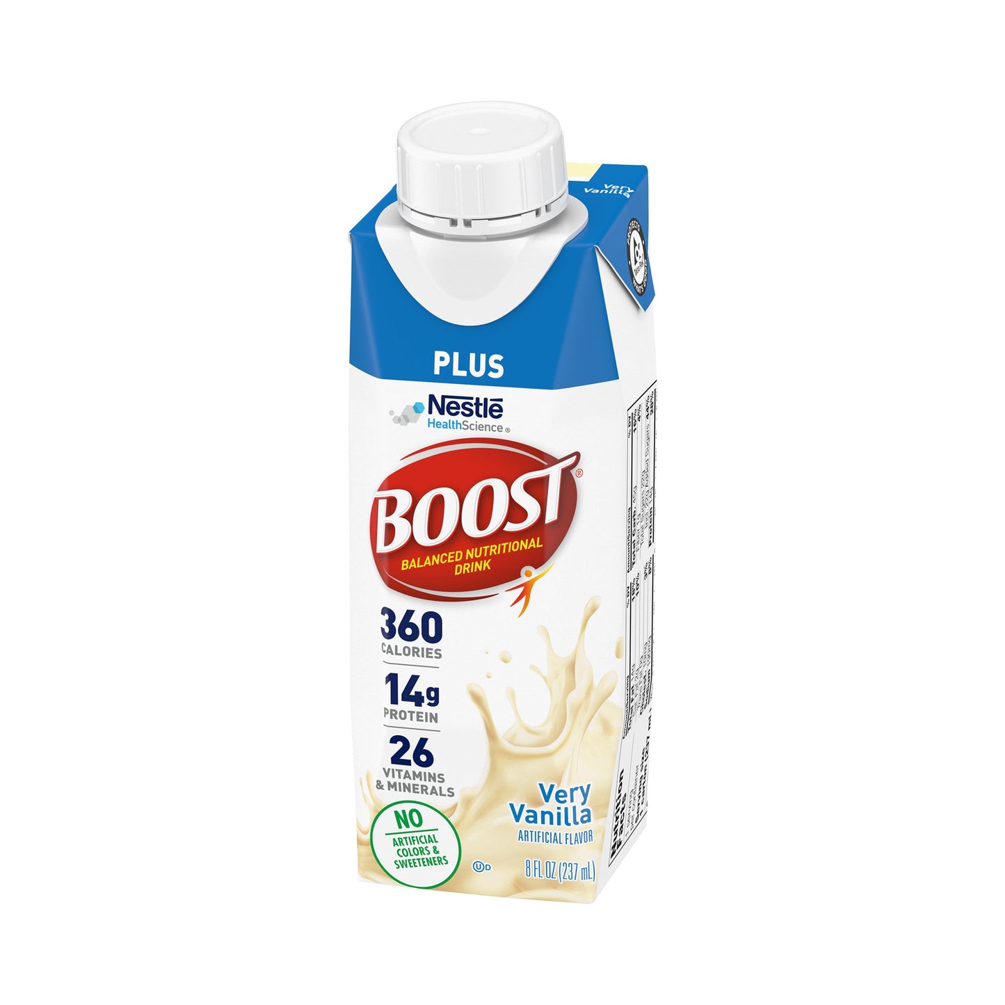 BOOST PLUS, VERY VANILLA 8OZ (24/CS)