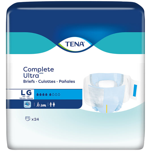 BRIEF, TENA COMPLETE ULTRA DUOLOCK CORE LG (24/BG 3BG/CS)