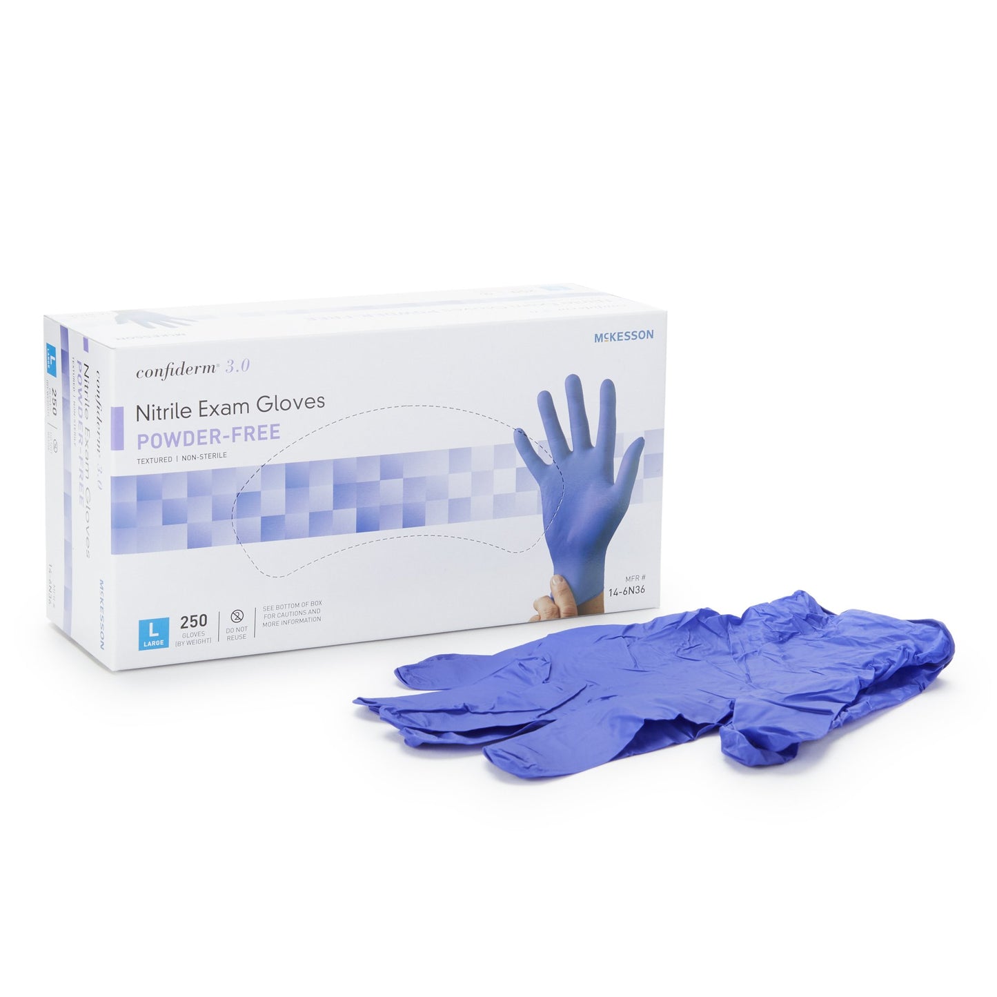 GLOVE, EXAM NTRL LG N/S 3.0 (250/BX 10BX/CS)