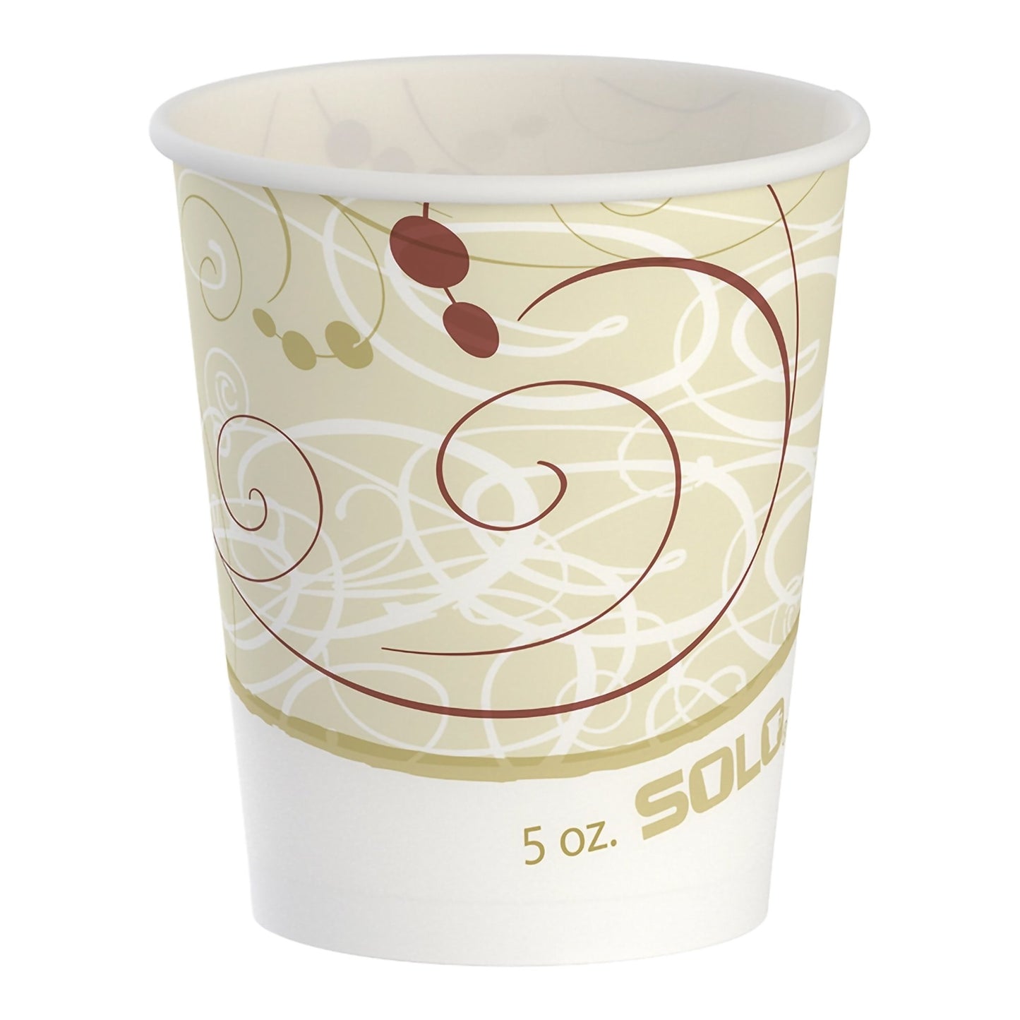 CUP, WATER/REFILL SYMPHONY WAXD 5OZ (100/SL 30SL/CS)