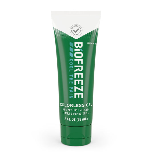 BIOFREEZE, GEL CLASSIC TUBE COLORLESS 3OZ (24/CS)