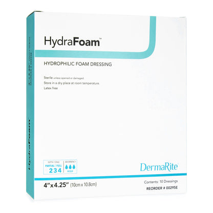 DRESSING, HYDRAFOAM 4X4.25" (10/BX)