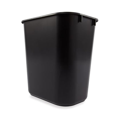 WASTEBASKET, SM 13 5/8 QT BLK SALFLD