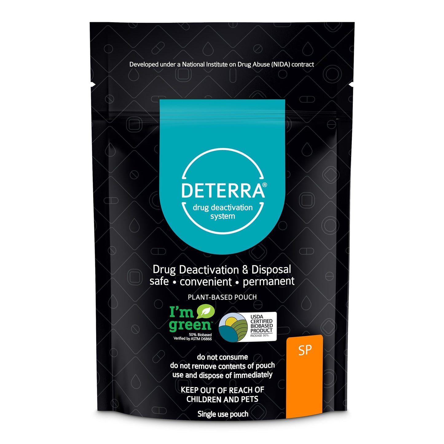 POUCH, DRUG DISPOSAL DETERRA SM (250/CS)